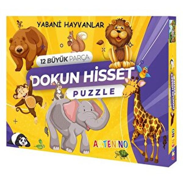 Yabani Hayvanlar - Dokun Ve Hisset Puzzle Yabani Hayvanlar - Dokun Ve Hisset Puzzle