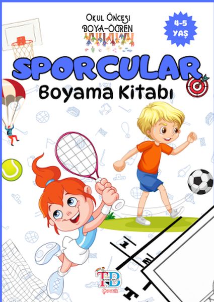 Sporcular Boyama Kitabı Sporcular Boyama Kitabı