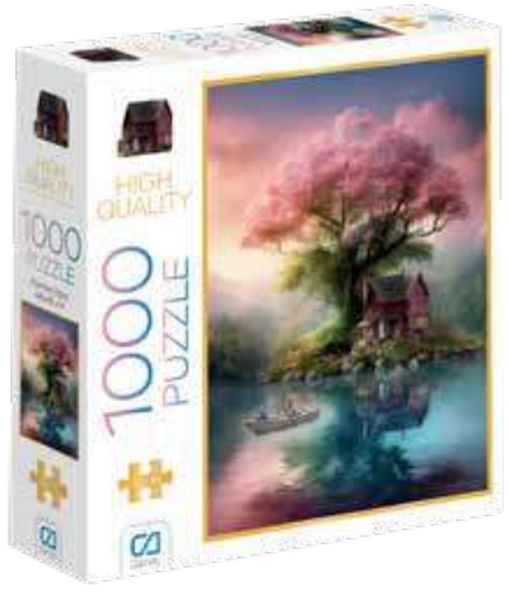 Pembe Ağaç Puzzle 1000 Pembe Ağaç Puzzle 1000