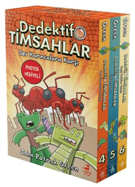 Dedektif Timsahlar 3 Kitaplık Kutulu Set (4-5-6) Dedektif Timsahlar 3 Kitaplık Kutulu Set (4-5-6)