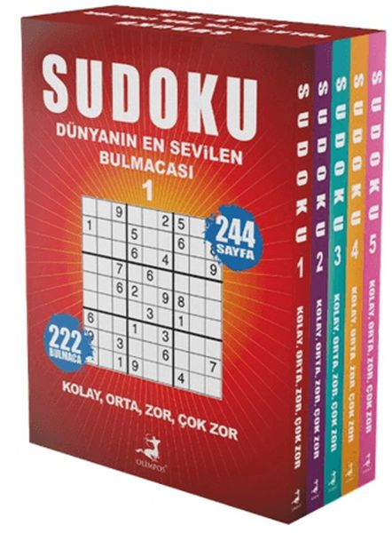 Sudoku 5 Kitap Set Sudoku 5 Kitap Set
