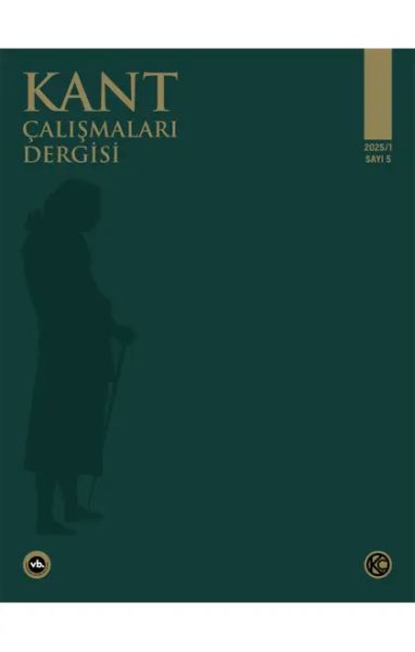 Kant Çalışmaları Dergisi Sayı 5 Kant Çalışmaları Dergisi Sayı 5
