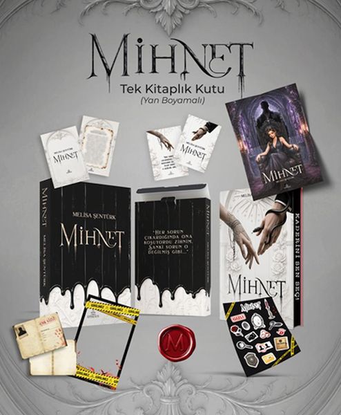 Mihnet – Yan Boyamalı Tek Kitaplık Kutu Mihnet – Yan Boyamalı Tek Kitaplık Kutu