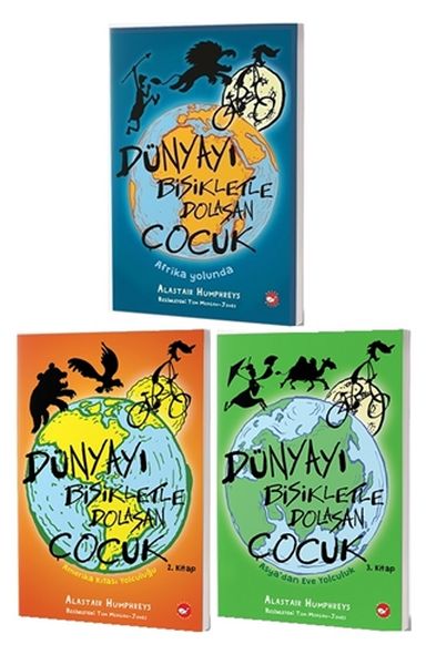 Dünyayı Bisikletle Dolaşan Çocuk Seti (3 Kitap Takım) Dünyayı Bisikletle Dolaşan Çocuk Seti (3 Kitap Takım)