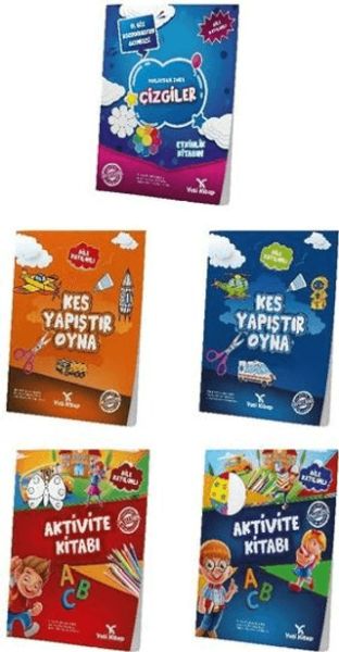 5-7 Yaş Okul Öncesi Aktivite Seti - 5 Kitap Takım 5-7 Yaş Okul Öncesi Aktivite Seti - 5 Kitap Takım