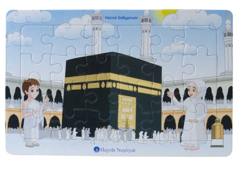 Hacca Gidiyorum 24 Parça Yapboz