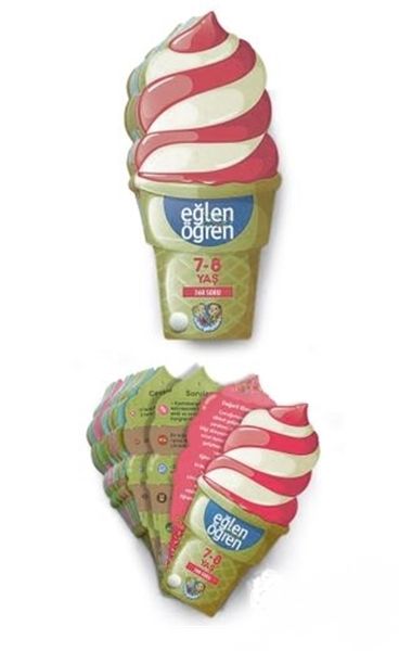 Eğlen Öğren Ice Cream - 360 Soru (7-8 Yaş) Eğlen Öğren Ice Cream - 360 Soru (7-8 Yaş)