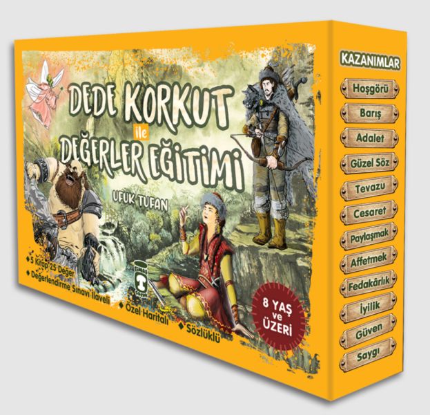 Dede Korkut İle Değerler Eğitimi Seti (5 Kitap) Dede Korkut İle Değerler Eğitimi Seti (5 Kitap)