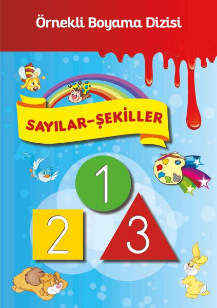 Örnekli Boyama - Sayılar - Şekiller Örnekli Boyama - Sayılar - Şekiller