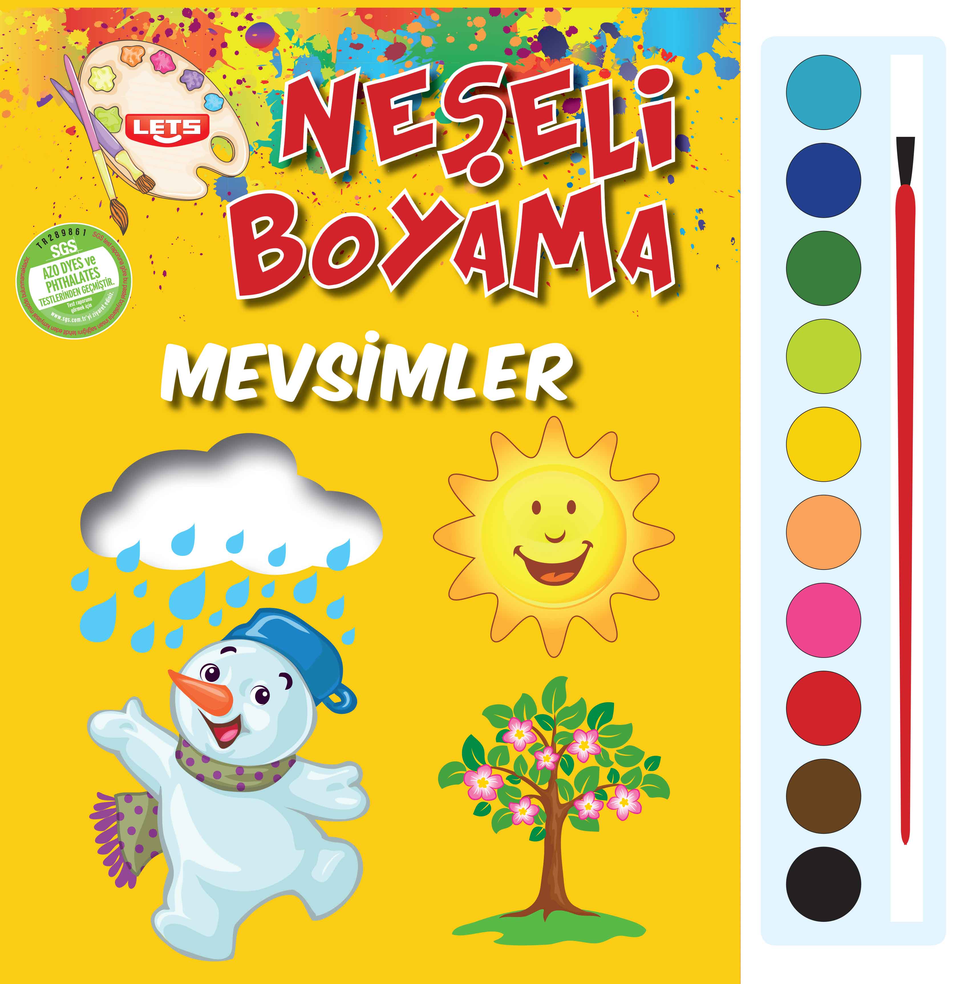 Neşeli Boyama - Mevsimler Neşeli Boyama - Mevsimler