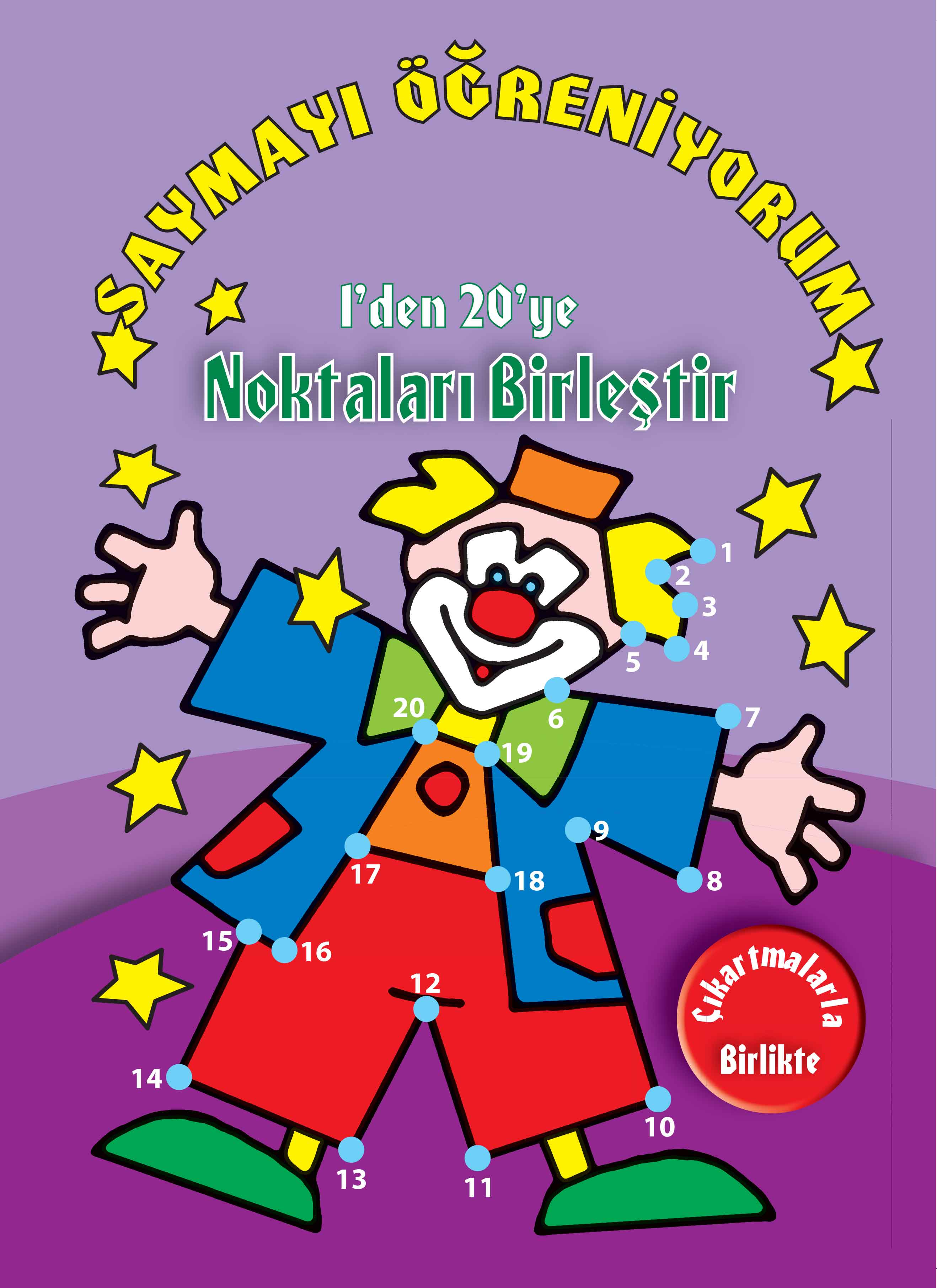 Saymayı Öğreniyorum 1'den 20'ye Noktaları Birleştir Saymayı Öğreniyorum 1'den 20'ye Noktaları Birleştir