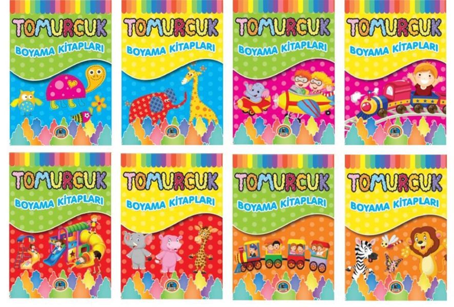 Tomurcuk Boyama Kitapları (8 Kitap Takım) Tomurcuk Boyama Kitapları (8 Kitap Takım)