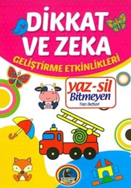 Yaz-Sil Dikkat ve Zeka Bitmeyen Yazı Defteri+Tahta Kalem Yaz-Sil Dikkat ve Zeka Bitmeyen Yazı Defteri+Tahta Kalem