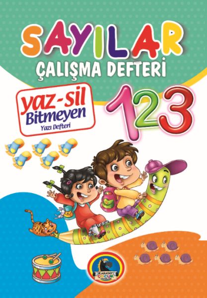 Yaz-Sil Sayılar Bitmeyen Yazı Defteri+Tahta Kalemi Yaz-Sil Sayılar Bitmeyen Yazı Defteri+Tahta Kalemi