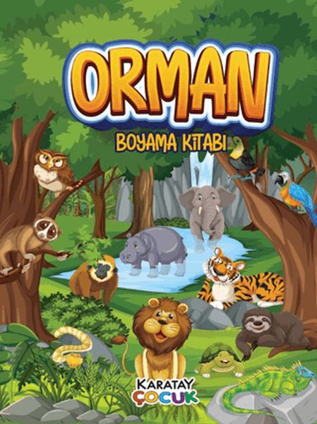 Orman Boyama Kitabı Orman Boyama Kitabı