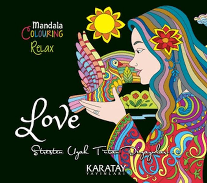 Coloring Relax Mandala - Love Coloring Relax Mandala - Love