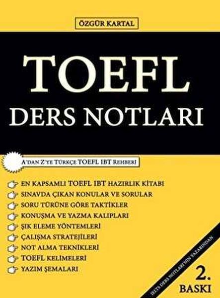 Sokak Kitapları Yayınları TOEFL Ders Notları Sokak Kitapları Yayınları TOEFL Ders Notları