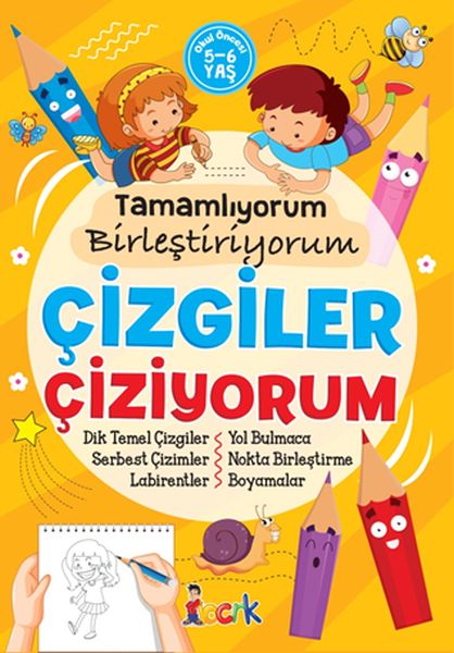 Çizgiler Çiziyorum - Tamamlıyorum Birleştiriyorum Çizgiler Çiziyorum - Tamamlıyorum Birleştiriyorum