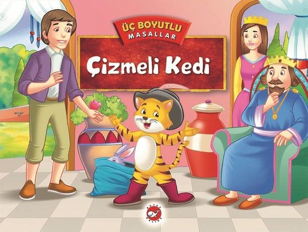 Üç Boyutlu Masallar - Çizmeli Kedi (Ciltli) Üç Boyutlu Masallar - Çizmeli Kedi (Ciltli)