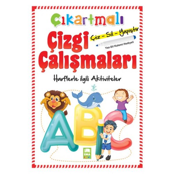 Çıkartmalı Çizgi Çalışmaları Harflerle İlgili Aktiviteler Çıkartmalı Çizgi Çalışmaları Harflerle İlgili Aktiviteler