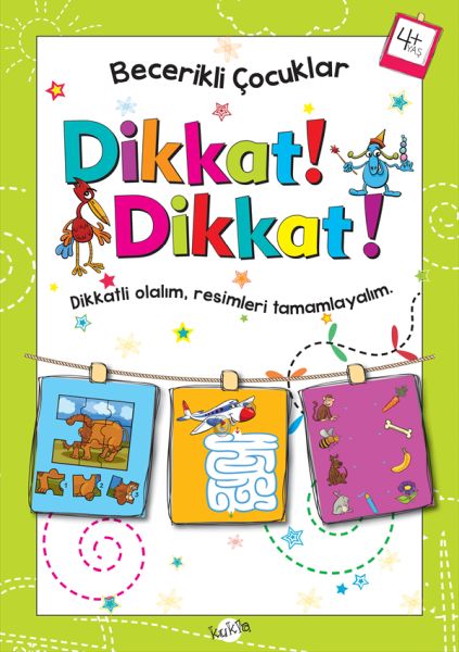 Becerikli Çocuklar - Dikkat Dikkat (4+ Yaş) Becerikli Çocuklar - Dikkat Dikkat (4+ Yaş)