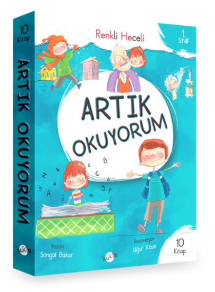 1.Sınıf Artık Okuyorum - Renkli Heceli 10 Kitap 1.Sınıf Artık Okuyorum - Renkli Heceli 10 Kitap