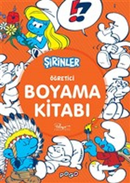 Öğretici Boyama Kitabı - Şirinler Öğretici Boyama Kitabı - Şirinler