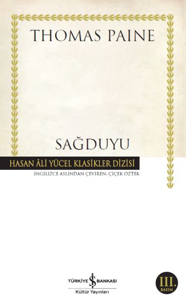 Sağduyu - Hasan Ali Yücel Klasikleri Sağduyu - Hasan Ali Yücel Klasikleri