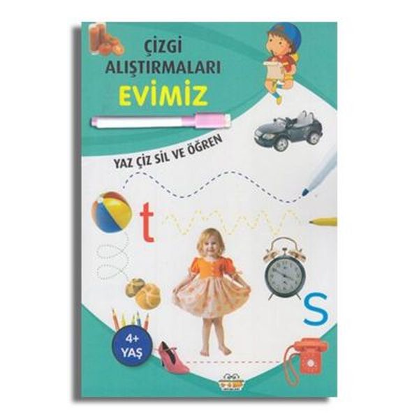 Çizgi Alıştırmaları Evimiz Çizgi Alıştırmaları Evimiz
