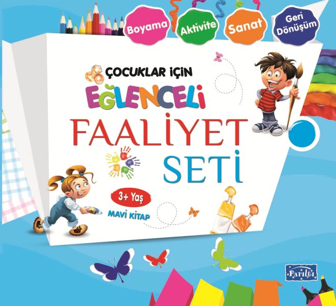 Eğlenceli Faaliyet Seti - Mavi Kitap - 3+ Yaş Eğlenceli Faaliyet Seti - Mavi Kitap - 3+ Yaş