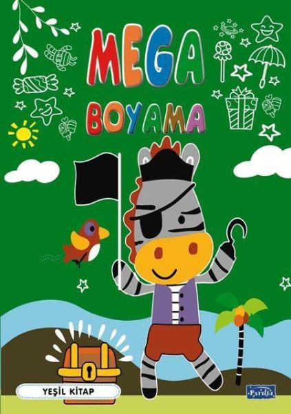 Mega Boyama Yeşil Kitap Mega Boyama Yeşil Kitap