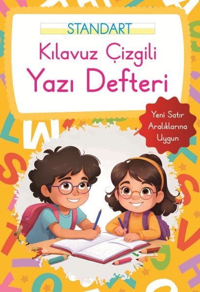Kılavuz Çizgili Yazı Defteri Küçük Boy - Turuncu Kılavuz Çizgili Yazı Defteri Küçük Boy - Turuncu