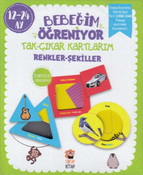 Bebeğim Öğreniyor - Tak Çıkar Kartlarım (12-24 Ay) Bebeğim Öğreniyor - Tak Çıkar Kartlarım (12-24 Ay)