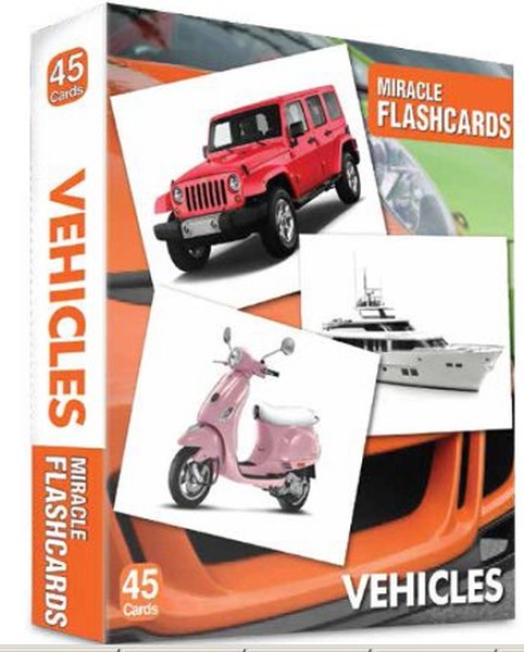 Vehicles Miracle Flashcards (45 Cards) Vehicles Miracle Flashcards (45 Cards)