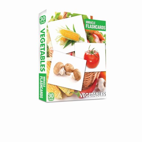 Vegetables Miracle Flashcards (30 Cards) Vegetables Miracle Flashcards (30 Cards)