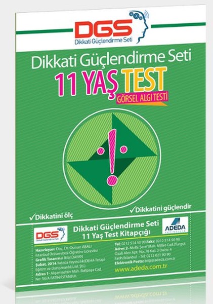 Dikkati Güçlendirme Seti 11 Yaş Test Dikkati Güçlendirme Seti 11 Yaş Test