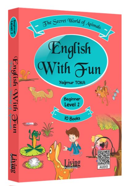 English With Fun Level 2 - 10 Kitap - The Secret World Of Animals English With Fun Level 2 - 10 Kitap - The Secret World Of Animals