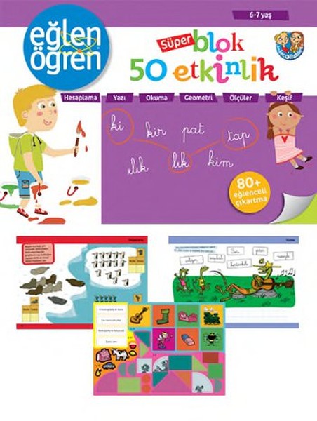 Eğlen Öğren Süper Blok 50 Etkinlik (6-7 Yaş) Eğlen Öğren Süper Blok 50 Etkinlik (6-7 Yaş)
