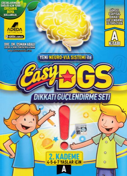 EASY Dikkati Güçlendirme Seti 4-7 yaş A Kitapçığı EASY Dikkati Güçlendirme Seti 4-7 yaş A Kitapçığı