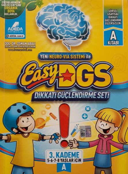 EASY Dikkati Güçlendirme Seti 5-8 yaş A Kitapçığı EASY Dikkati Güçlendirme Seti 5-8 yaş A Kitapçığı