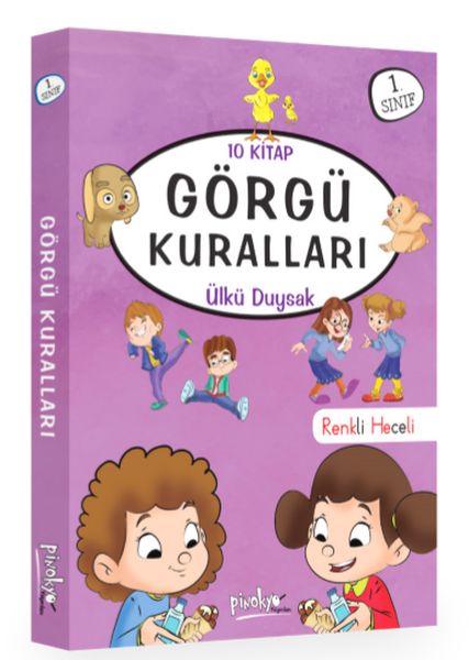 1. Sınıf Görgü Kuralları Serisi - 10 Kitaplık Set 1. Sınıf Görgü Kuralları Serisi - 10 Kitaplık Set