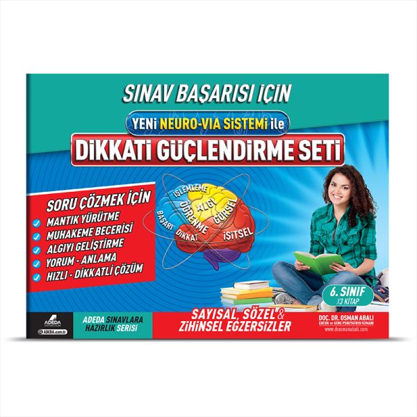 Dikkati Güçlendirme Seti 6. Sınıf – 12 Yaş Dikkati Güçlendirme Seti 6. Sınıf – 12 Yaş
