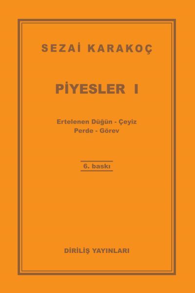 Piyesler 1 Piyesler 1