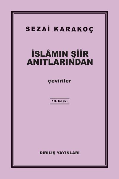İslamın Şiir Anıtlarından İslamın Şiir Anıtlarından