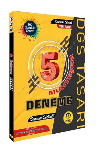 Tasarı DGS 5 Muhteşem Çözümlü Deneme Tasarı DGS 5 Muhteşem Çözümlü Deneme