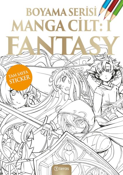 Manga Boyama Cilt I Fantasy Manga Boyama Cilt I Fantasy