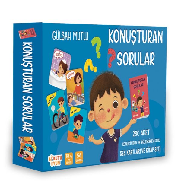 Konuşturan Sorular - Ses Kartları ve Kitap Seti Konuşturan Sorular - Ses Kartları ve Kitap Seti