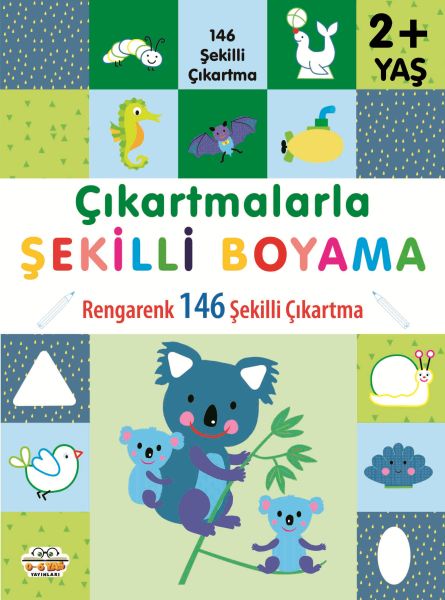 Çıkartmalarla Şekilli Boyama 2 Yaş Üstü Çıkartmalarla Şekilli Boyama 2 Yaş Üstü