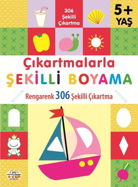Çıkartmalarla Şekilli Boyama 5 Yaş Üstü Çıkartmalarla Şekilli Boyama 5 Yaş Üstü
