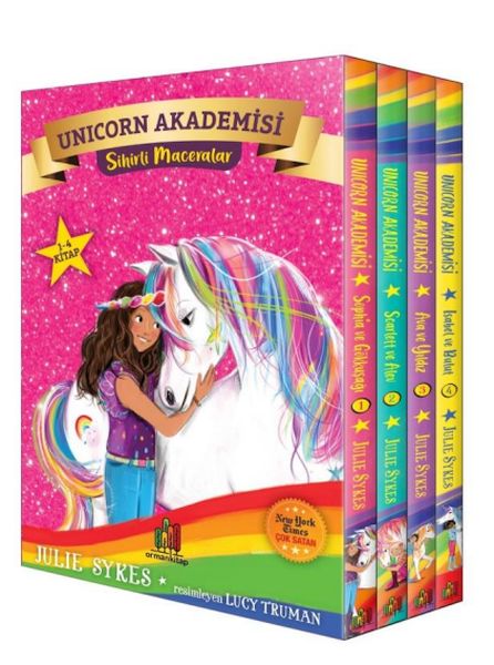 Unıcorn Akademisi Sihirli Maceralar 1- 4 Kitap Set Unıcorn Akademisi Sihirli Maceralar 1- 4 Kitap Set